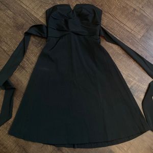 LBD Little Black Strapless Cocktail Dress, WHBM White House Black Market, Size 6